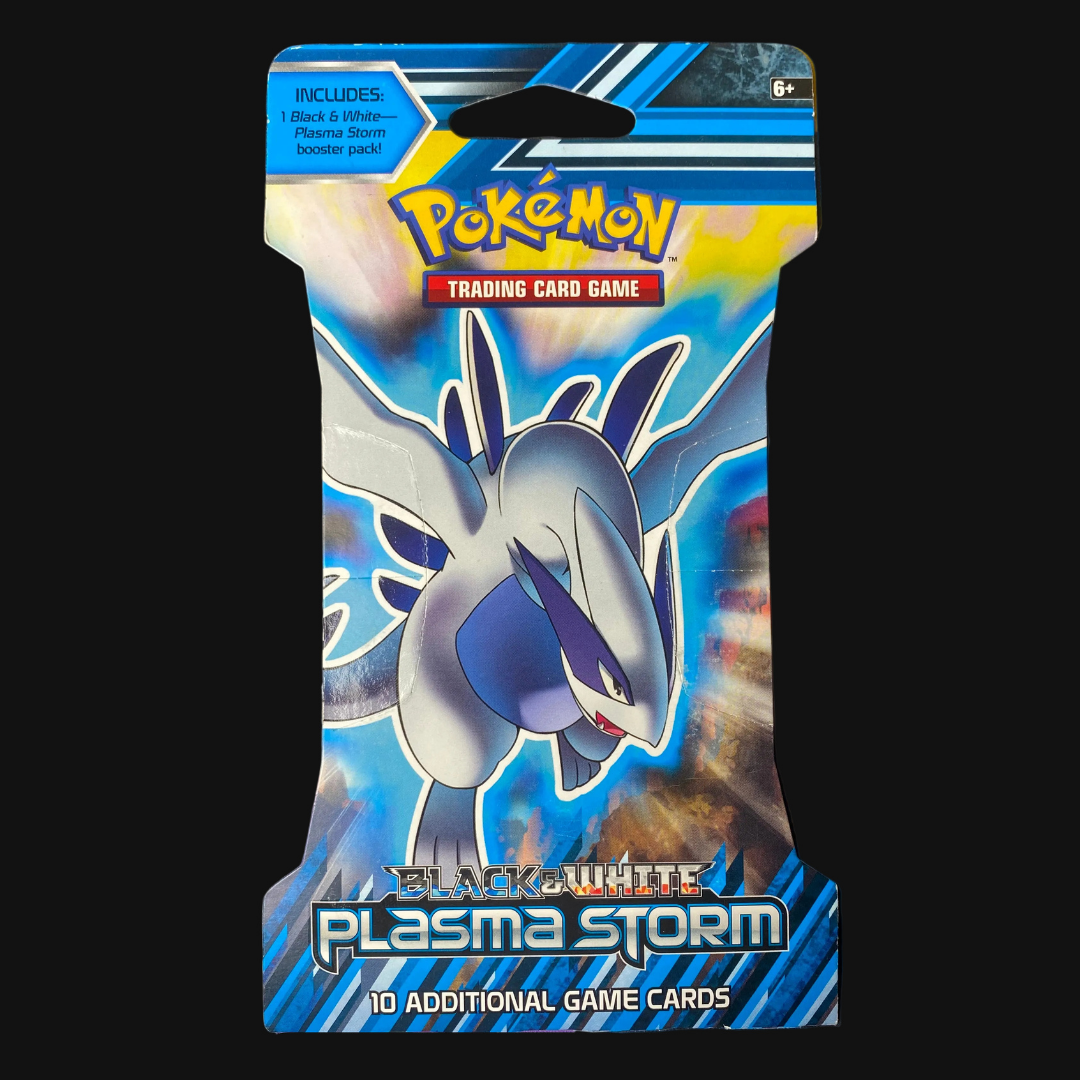 Black & White Plasma Storm Sleeved Booster Pack
