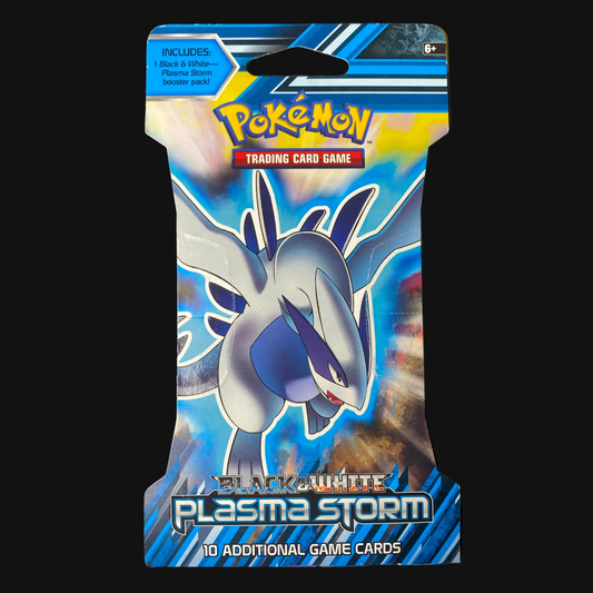 Black & White Plasma Storm Sleeved Booster Pack