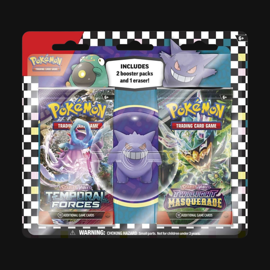 Scarlet & Violet Temporal Forces/Twilight Mascarade 2-Pack Blister - Gengar Eraser