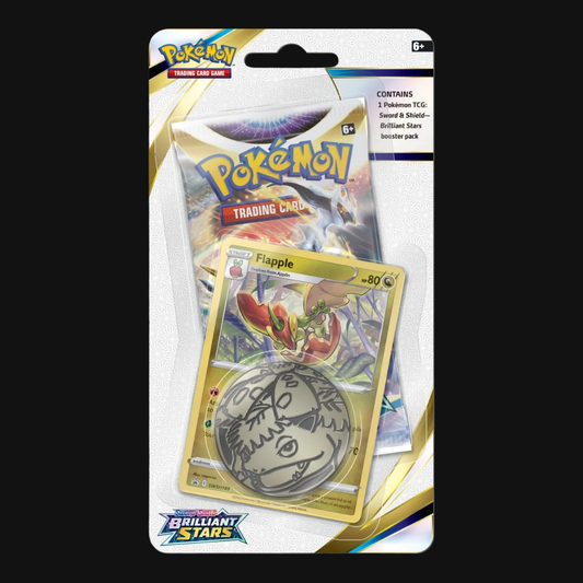 Sword and Shield Brilliant Stars Blister Pack - Flapple Promo