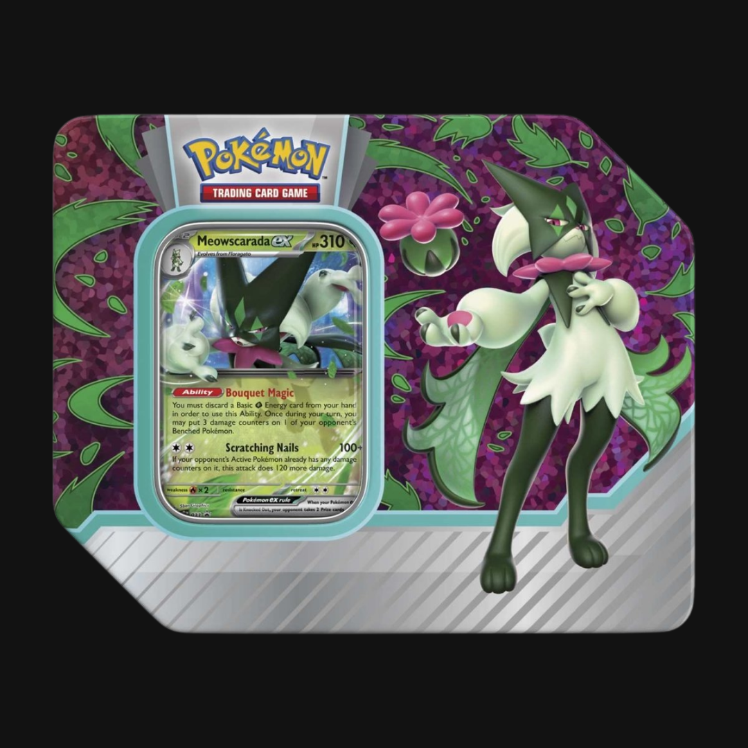 Scarlet & Violet Paldea Partners Tin -  Meowscarada Ex