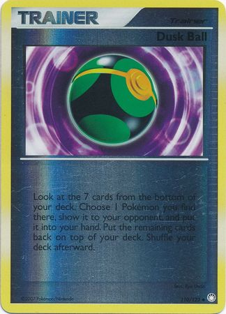 Dusk Ball 110/123 Reverse Holofoil NM EX era Pokemon card — KeepitSealdz