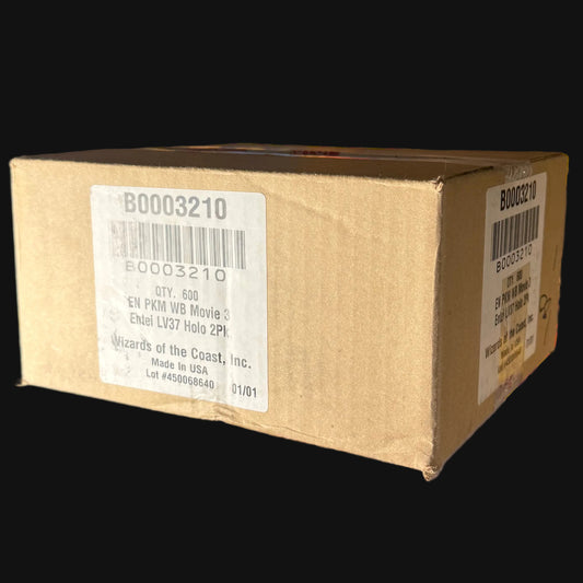Wizards Of The Coast Case of 600 Entei Black Star Promo Cards