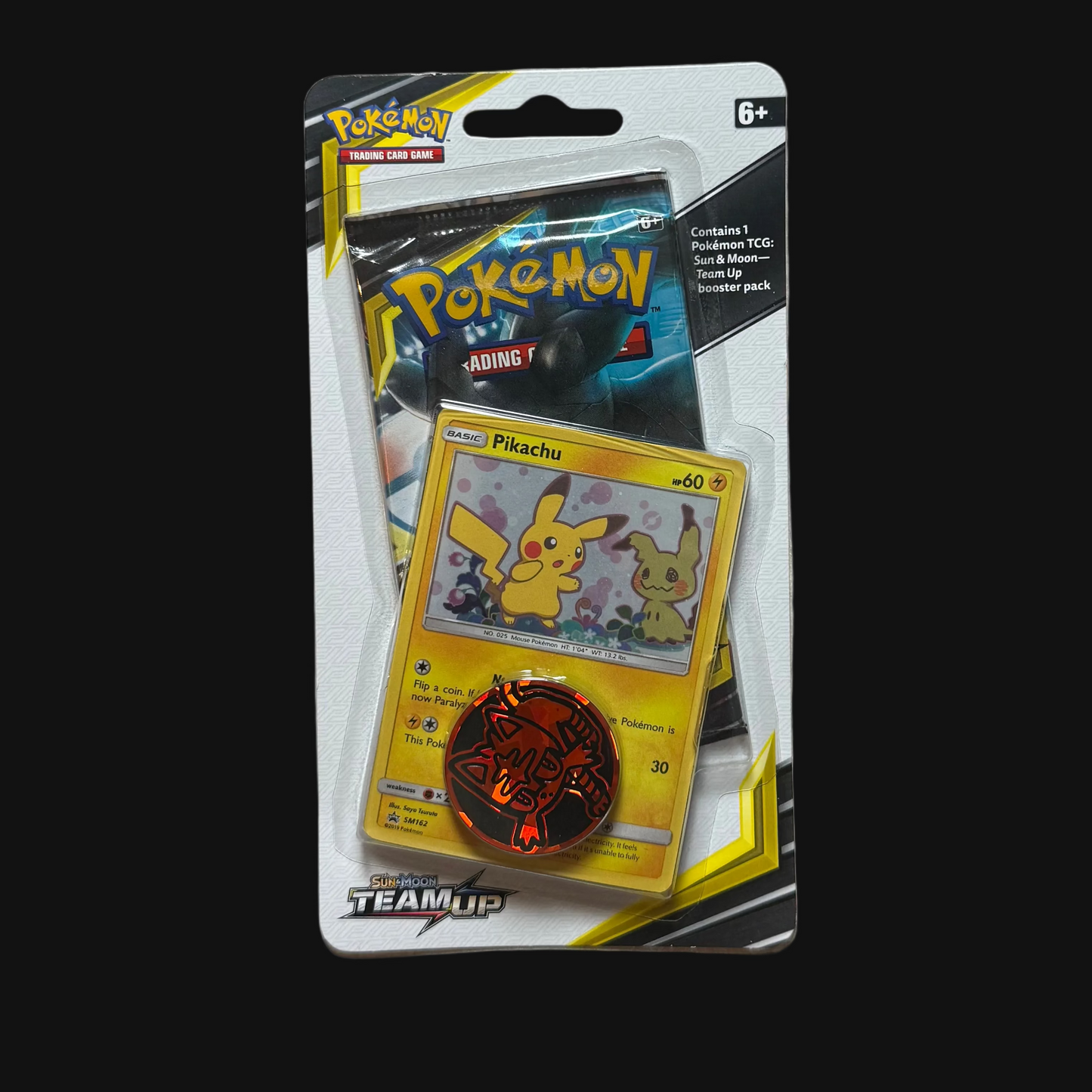 Sun & Moon Team Up Blister Pack - Pikachu Promo
