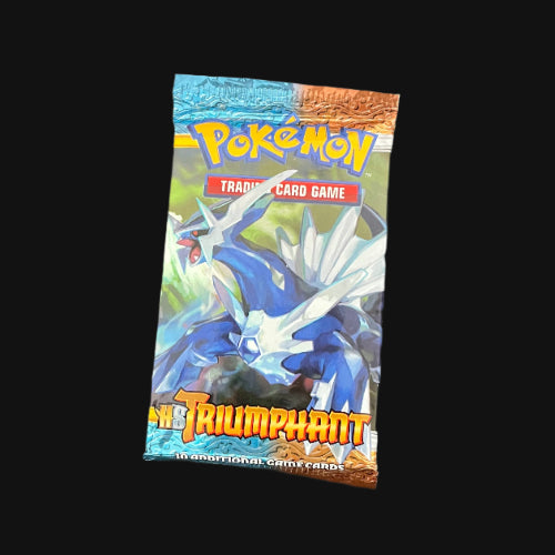 2010 HGSS Triumphant sealed booster pack detail — KeepitSealdz