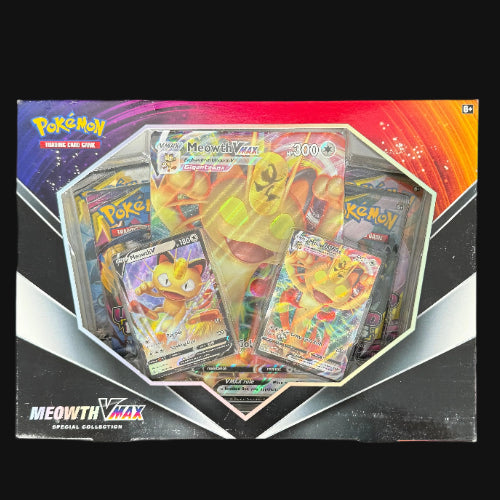 Sword and Shield Meowth VMAX Special Collection Box sealed — KeepitSealdz