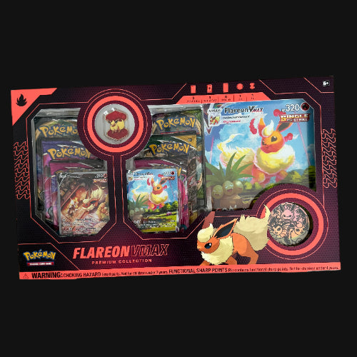 Sword and Shield Flareon VMAX Premium Collection Box