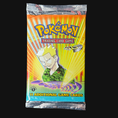 1st Edition Gym Heroes Booster Pack