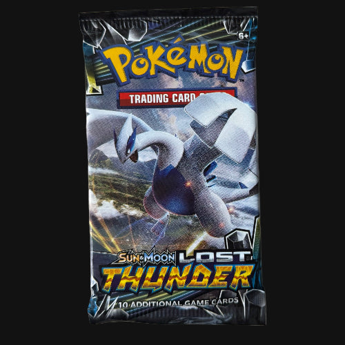 2018 Sun & Moon Lost Thunder sealed booster pack seal — KeepitSealdz