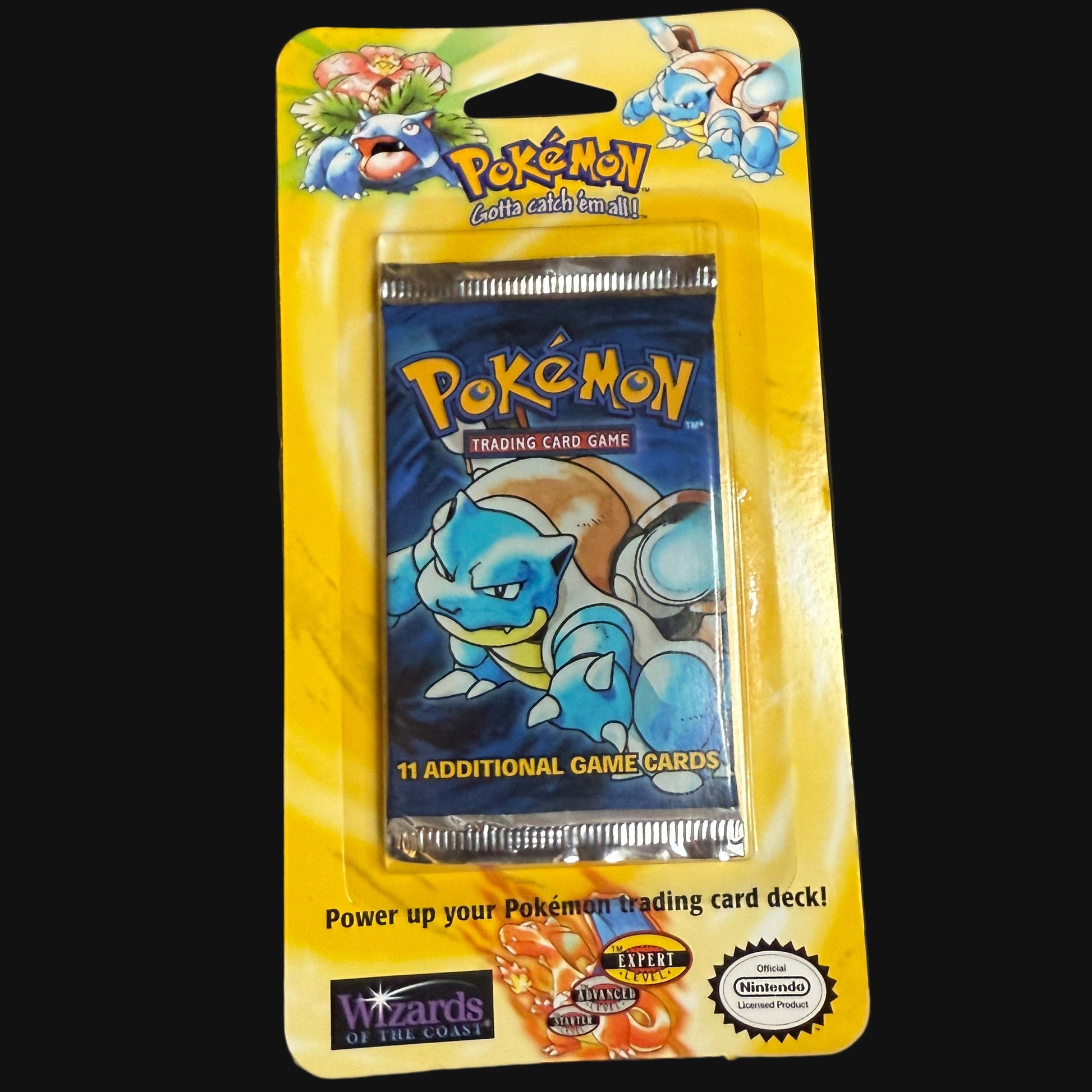 1999 Base Set unlimited sealed blister pack front — KeepitSealdz