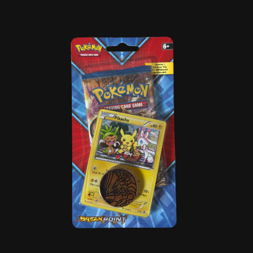 Pokémon trading card on a white surface