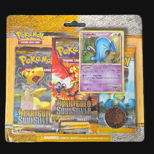 HGSS Base Set 3-Pack Blister - Wobuffett Promo