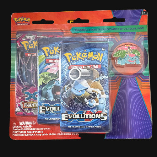 XY Venusaur Pin 3-Pack Blister