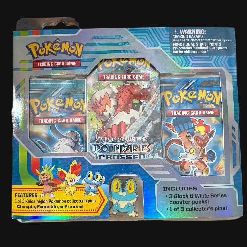 Black & White 3-Pack Blister - Froakie Pin