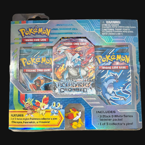 Black & White 3-Pack Blister - Fennekin Pin