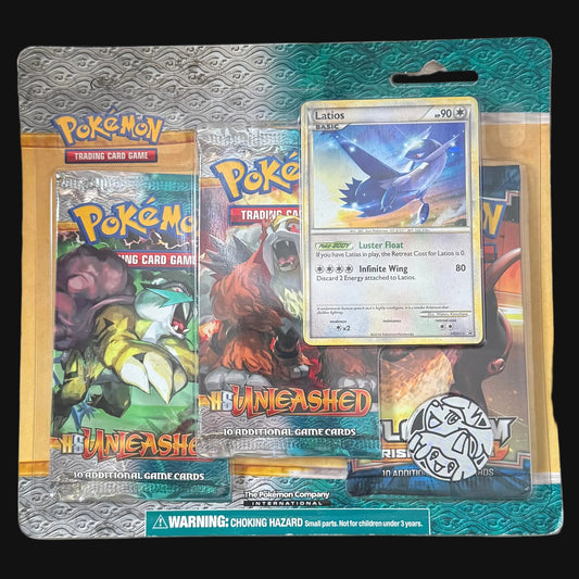 D&P/HGSS Rising Rivals & Unleashed 3 Pack Blister - Latios Promo
