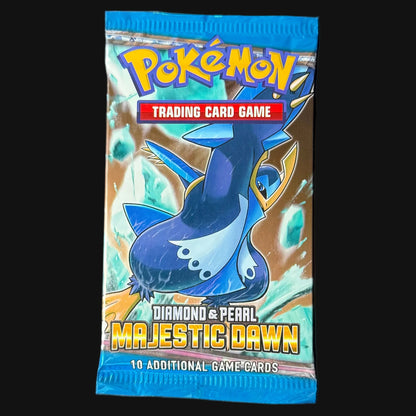 2008 Diamond Pearl Majestic Dawn sealed booster pack detail — KeepitSealdz