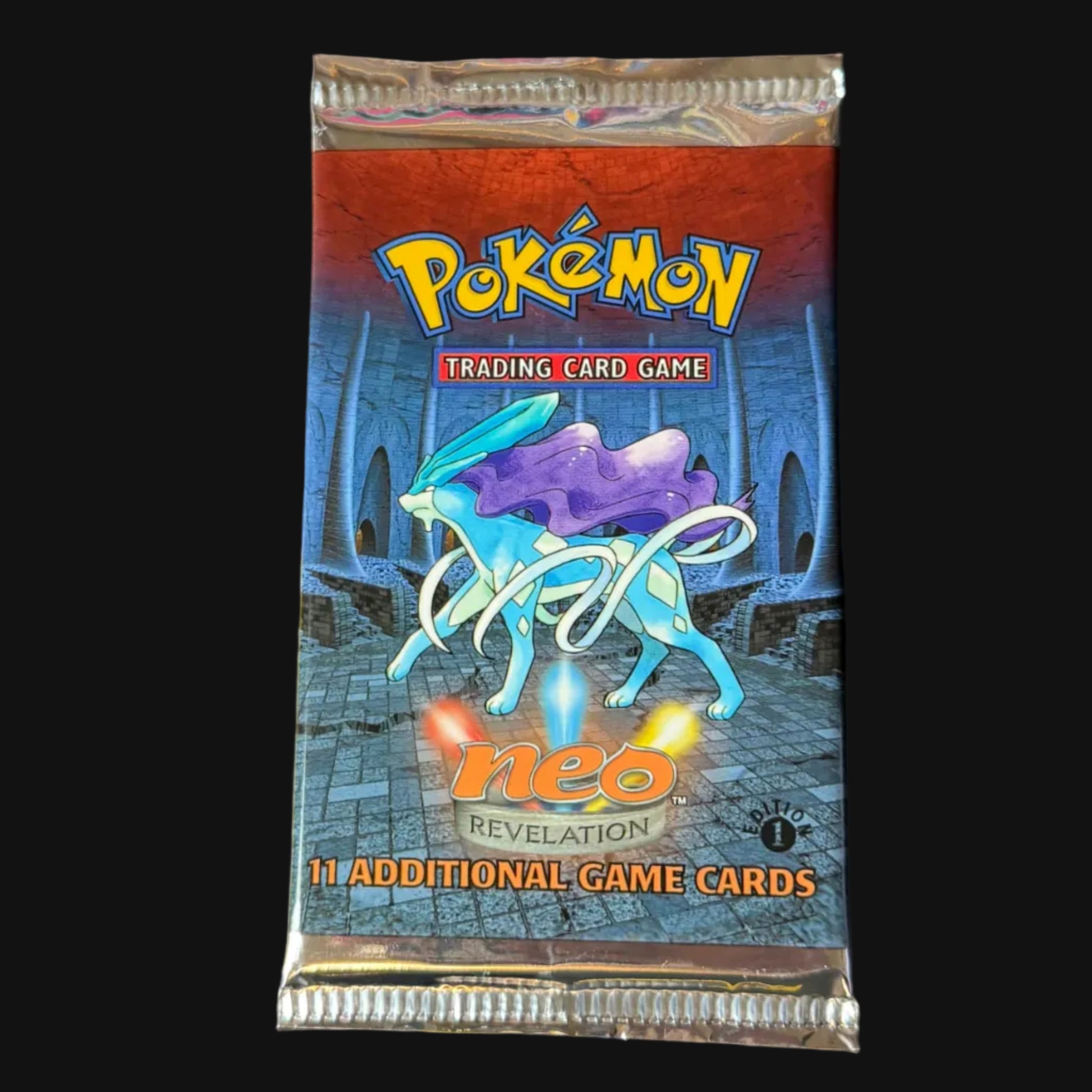 2001 Neo Revelation 1st Edition sealed booster pack detail — KeepitSealdz