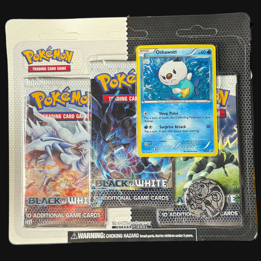 Black & White Base Set 3-Pack Blister - Oshawott Promo