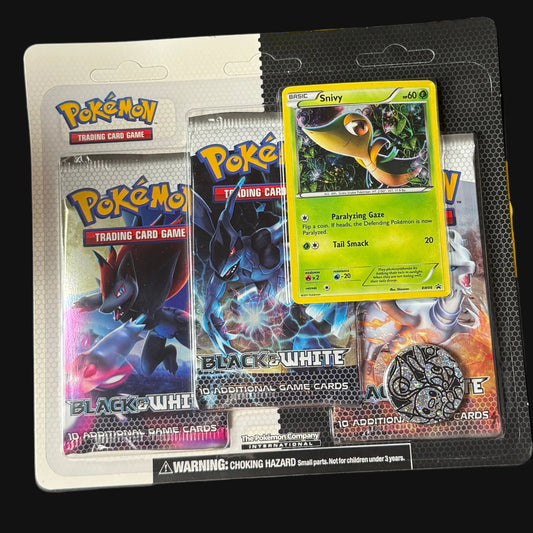 Black & White Base Set 3-Pack Blister - Snivy Promo