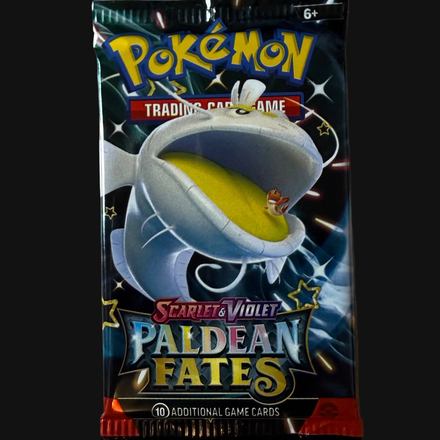 Scarlet & Violet Paldean Fates sealed booster pack back — KeepitSealdz