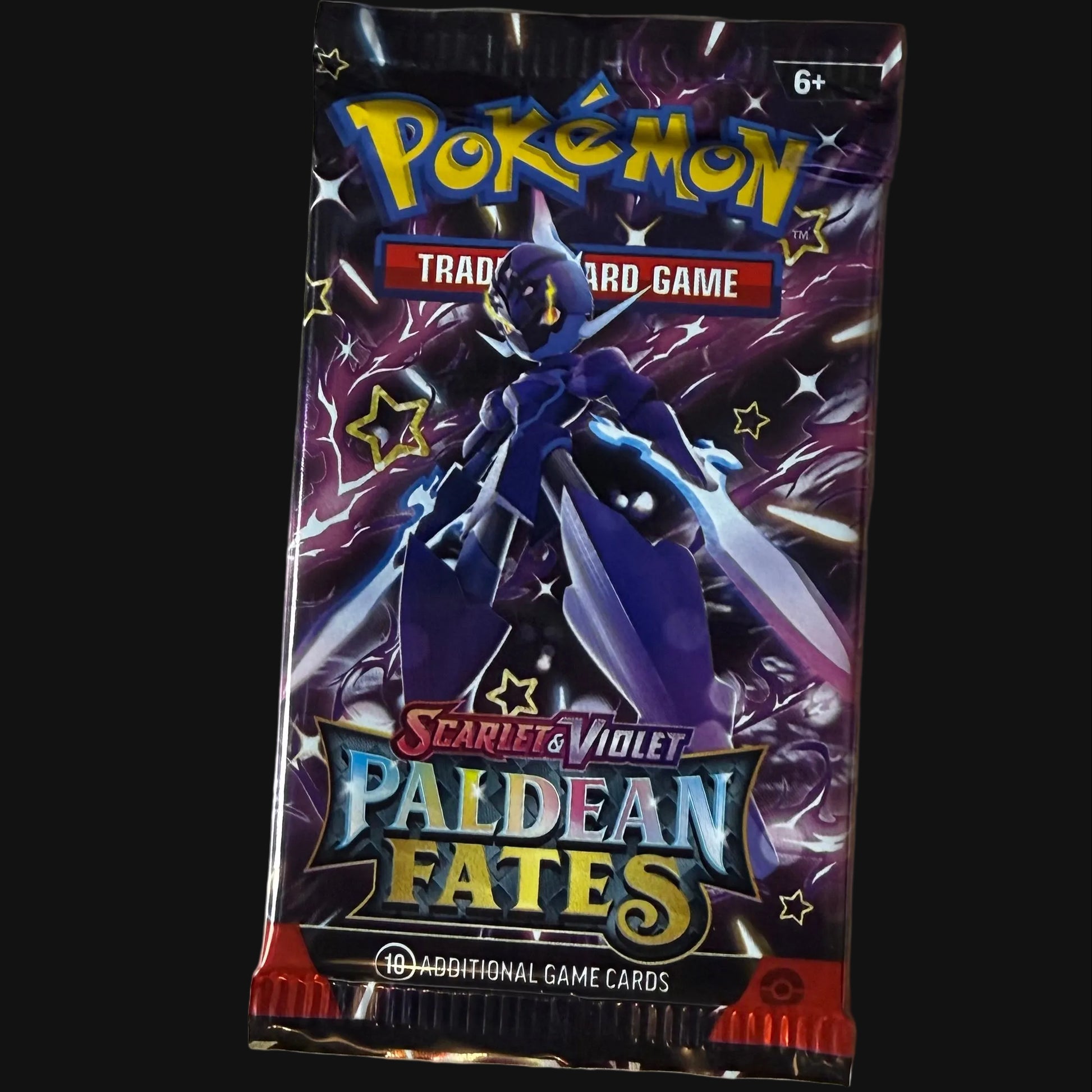 Scarlet & Violet Paldean Fates sealed booster pack seal — KeepitSealdz
