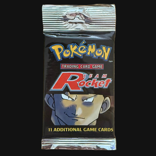2000 Team Rocket hanger sealed booster pack front — KeepitSealdz