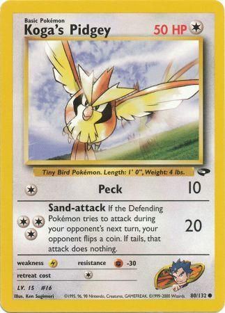 Koga's Pidgey 80/132 -  NM