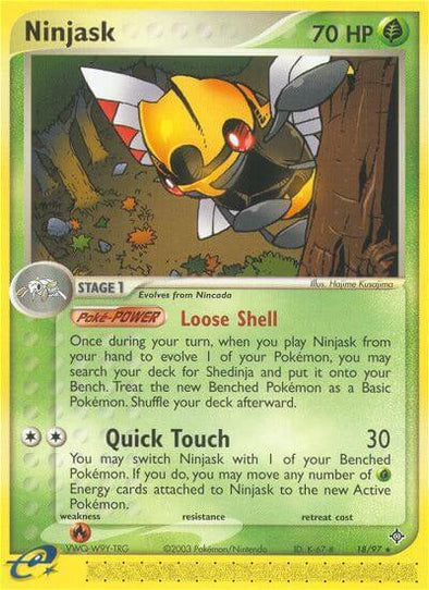 Ninjask 18/97 - NM