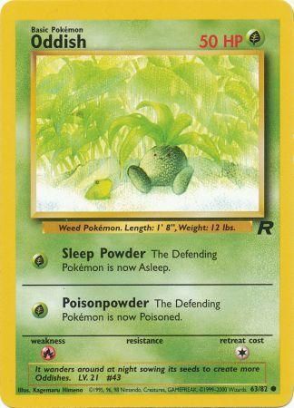 Oddish 63/82 - NM