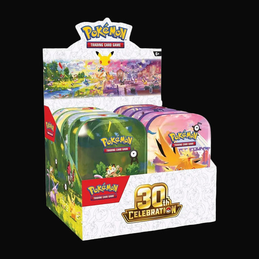 30th Celebration Mini Tin Display
