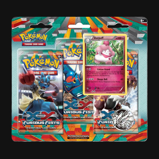 XY Furious Fists 3-Pack Blister - Slurpuff Promo