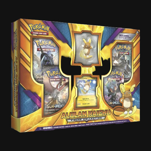 Sun & Moon Alolan Raichu Figure Collection Box
