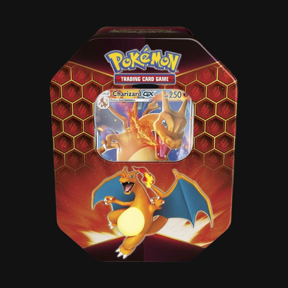 Sun & Moon Hidden Fates Charizard GX Tin