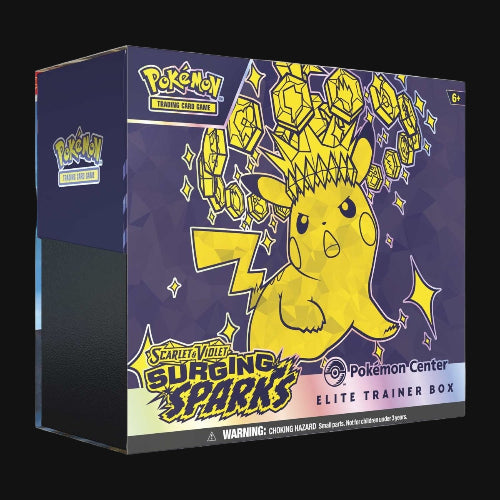 Scarlet & Violet Pokemon Center Surging Sparks Elite Trainer Box