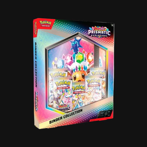 Scarlet & Violet Prismatic Evolutions Binder Collection Box