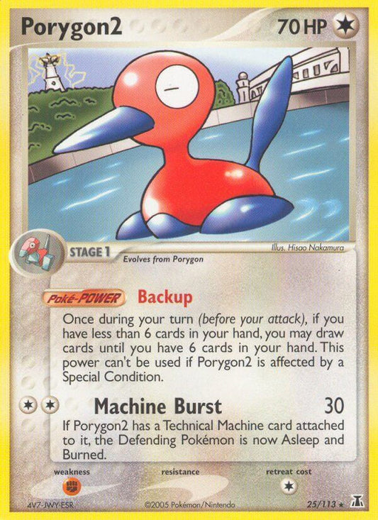 Porygon2 25/113 NM EX era Pokemon card — KeepitSealdz