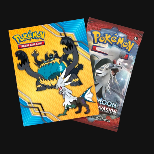 Sun & Moon Crimson Invasion Booster Pack with Collector's Album