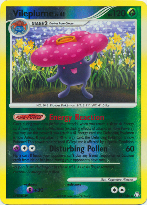 Vileplume 45/146 (Reverse Holofoil) - LP