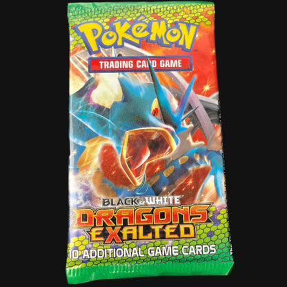 Black & White Dragons Exalted Booster Pack Keepitsealdz Black & White Dragons Exalted Booster Pack Keepitsealdz
