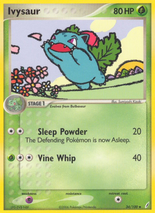 Ivysaur 34/100 - NM
