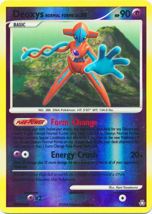 Deoxys Normal Forme 1/146 - LP+ - KeepitSealdz