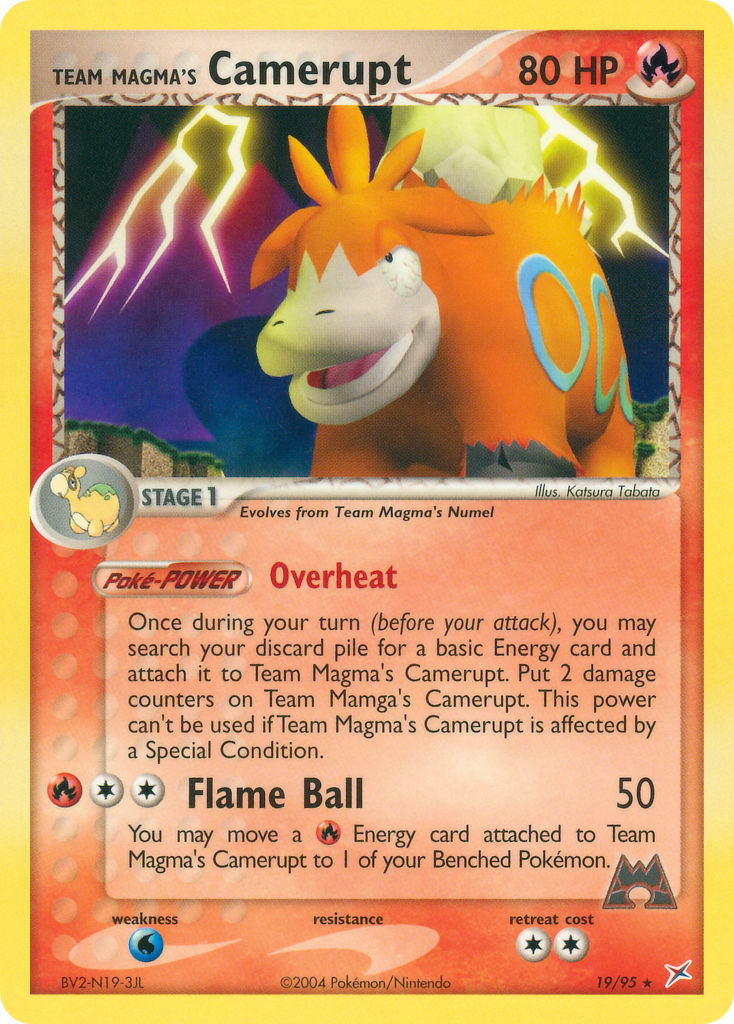 Team Magma's Camerupt 19/95 - LP