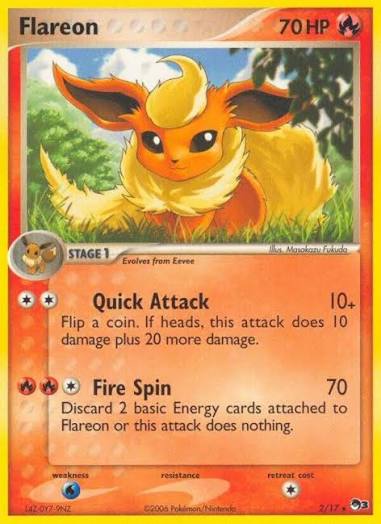 Flareon (Holofoil) 2/17 - LP