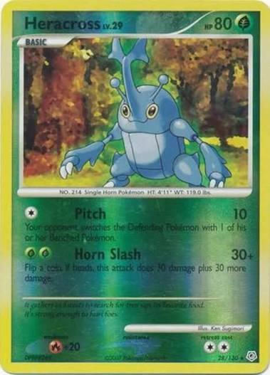 Heracross (Reverse Holofoil) 28/130 - NM