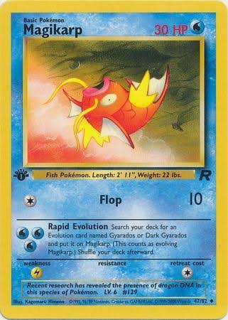 1st Ed. Magikarp 47/82 - MP-