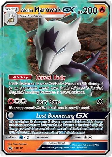 Alolan Marowak GX SM187 - NM