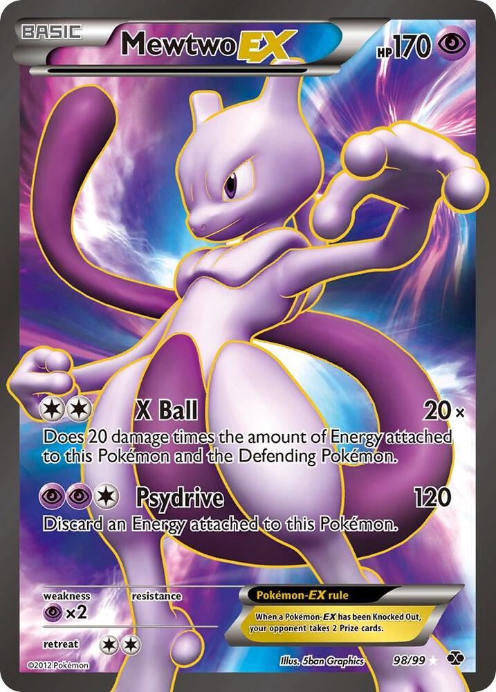 Mewtwo EX 98/99 - MP+ - KeepitSealdz