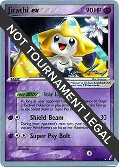 Jirachi ex 94/100 (Tom Roos 2007 Signature) - NM