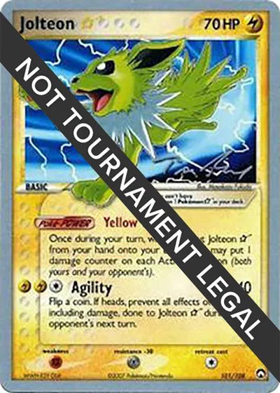 Jolteon Gold Star 101/108 (Tom Roos 2007 Signature) - NM